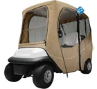 Outdoor weather protection golf cart enclosure covers