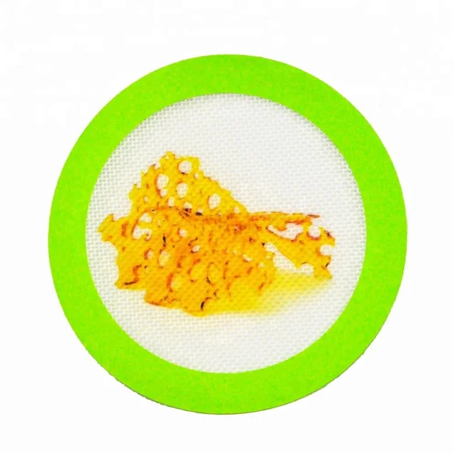 23 diameter silicone bho oil mats fda slick jar pads silicone