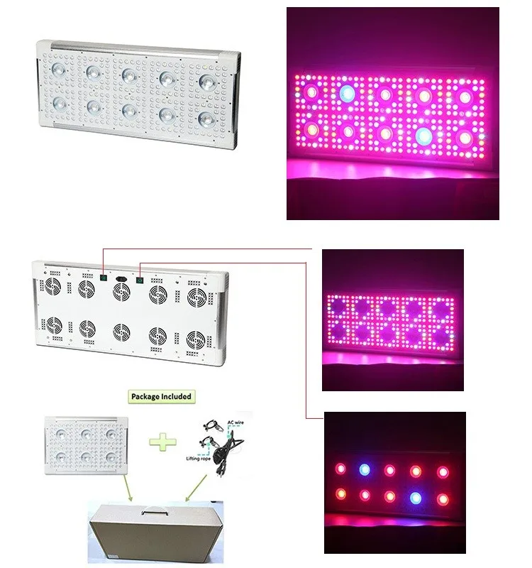 最新のパテント2016エピスターbridgeluxのled成長ライト、ベストフルスペクトラム630nmの赤led成長ライト用栄養段階仕入れ・メーカー・工場