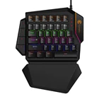GameSir GK100 One-handed Mechanical Gaming Keyboard, LED Backlightling USB Wire Game/for Window PC/Gamesir X1