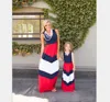 Chevron woman long dress mom and daughter dress matching dresses women lady