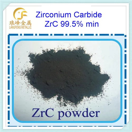 ZrC 99.5% high modulus -325mesh zirconium carbide with highly corrosion resistant and processed by sintering