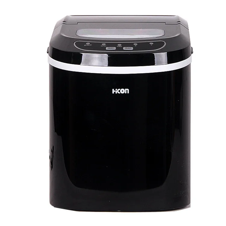 Wellcome small household black round ice machines ice machine 12 kg