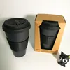 Wholesale 450ml Naturally Organic Bamboo Fiber Cups and Mugs Serve Hot Drinks