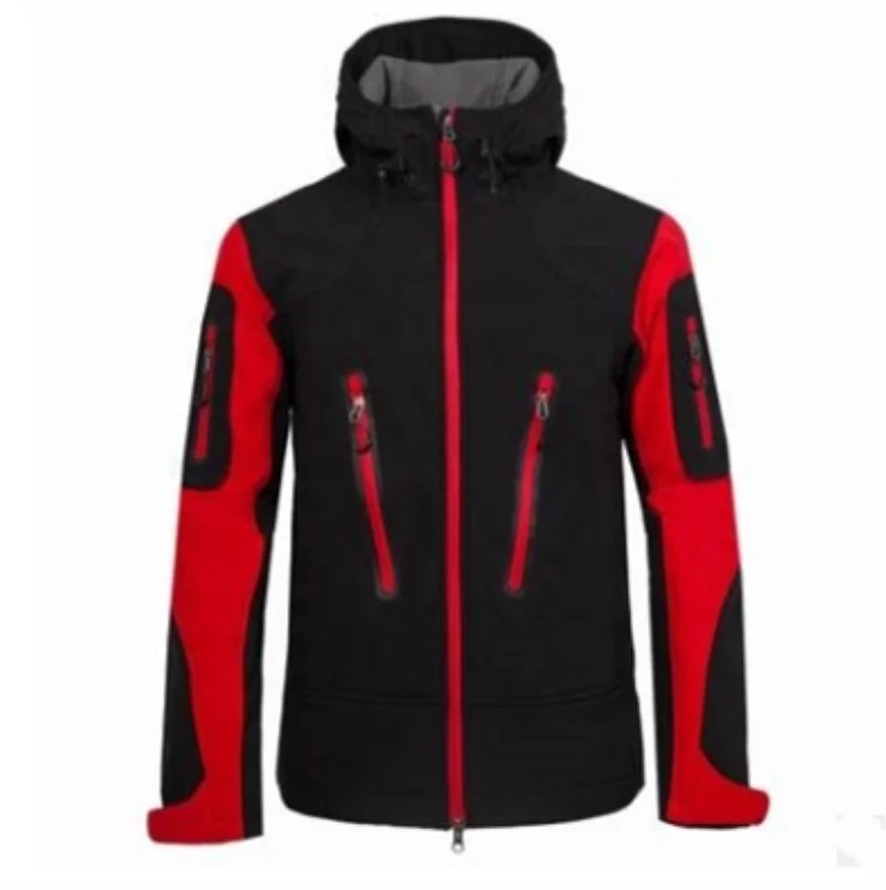 Оптовая продажа мужская климат Спорт на открытом воздухе с капюшоном ветрозащитная водонепроницаемая куртка