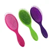 Top Quality Plastic Smooth Paddle Massage Ball Tipped Cushion Hair Brush