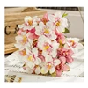New Design Artificial Silk Bouquet Flower Delphinium For Wedding Stage Decoration