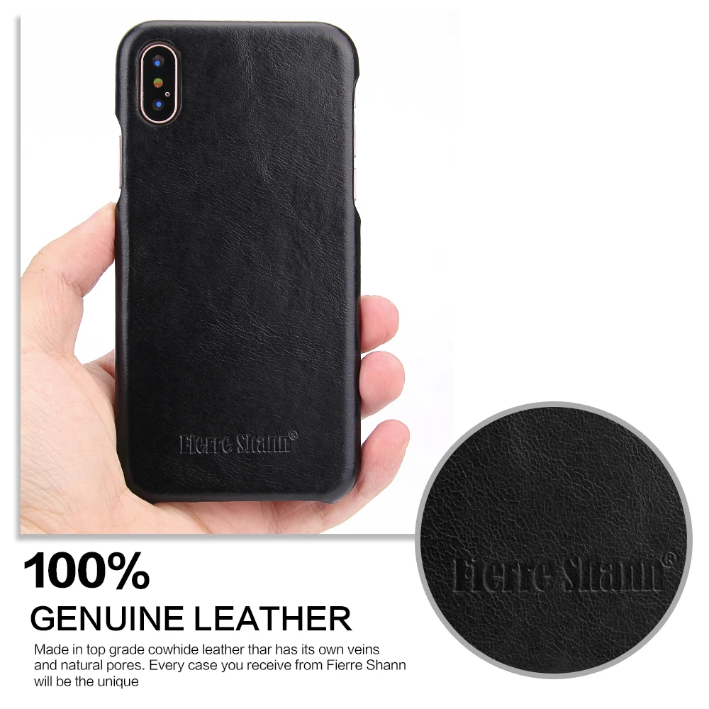 FIERRE SHANN The Newest Best Price Leather Phone Case Cover for Iphone X back cover
FIERRE SHANN The Newest Best Price Leather Phone Case Cover for Iphone X back cover