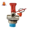 Chinese supplier CE approved customized brass CO2 fire extinguisher valve for sale