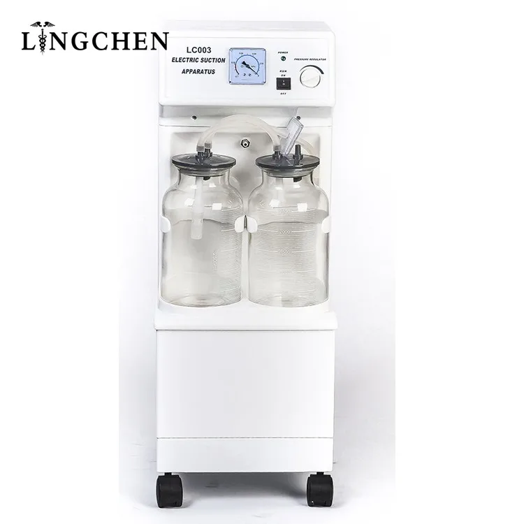 dental product portable suction unit with medical suction bottle