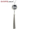 Wholesale 316L Stainless Steel 30MM Silver Magnetic Perfume Tassel Necklace Pendant Jewelry