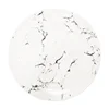 high quality round marbling Ceramic Charger Plates for wedding and home