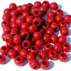 Factory plastic pony beads direct sales red acrylic beads wholesale