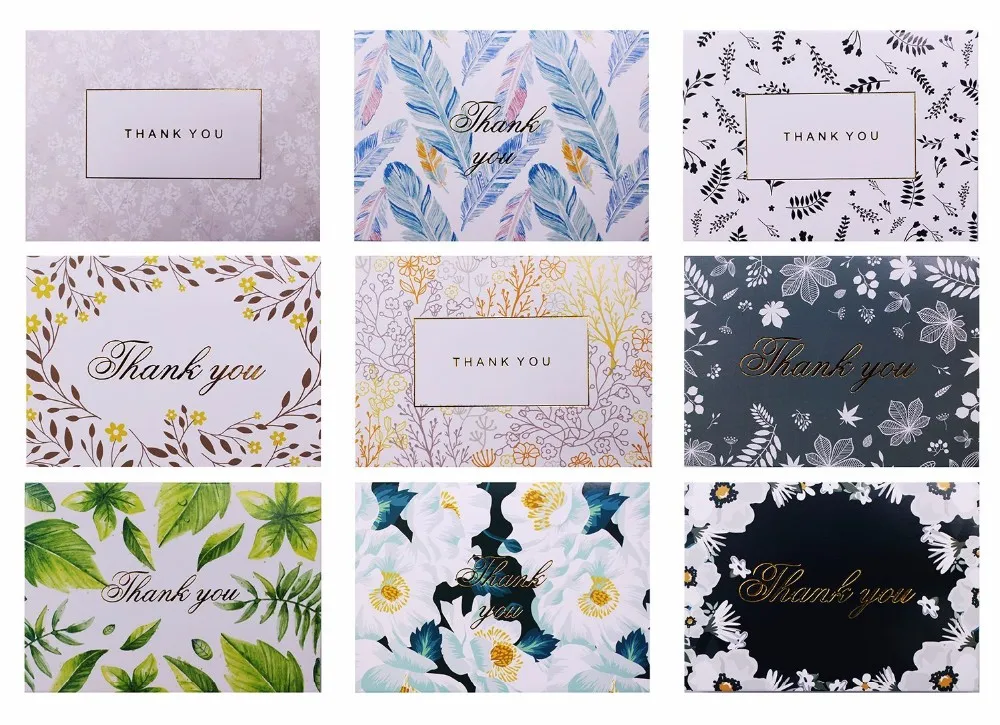 gifts  greeting cards   product name: 9 unique designs bulk gold