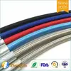 .033 tube wall hot runner PTFE hose over braided with 300 series stainless steel wire and cotton yarn