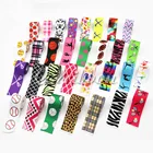High quality New design with logo custom polyester Knitting folding elastic band