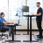 Office Furniture Electric Table Adjustable Ergonomic Office Electric Dual Motors Height Adjustable Table Leg