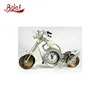 Noble silver color motorcycle shape exquisite time clocks for children