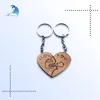 2015 Decorative Custom Unique Shaped Promotional & Wholesale Luxury Corporate Fancy Glossy Wooden Printed Photo Keychains Gift
