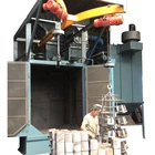 Dustfree Hanger Type Sand blasting Machine/Shot blaster with Sand Recovery System for Alloy Wheels