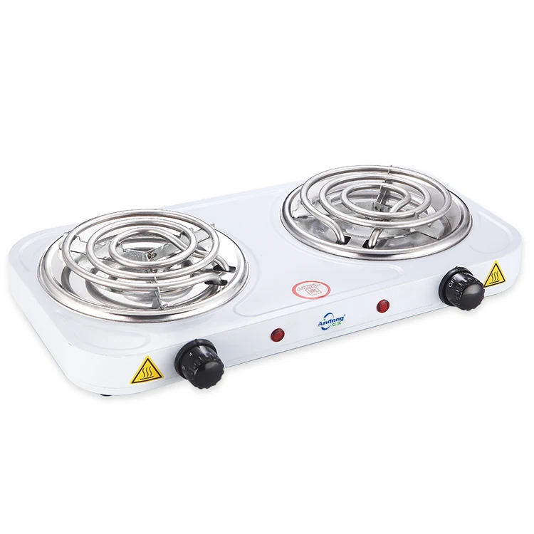 Best Selling 1000 Watt Coil 2 Burner Electric Hot Plate Cooktop