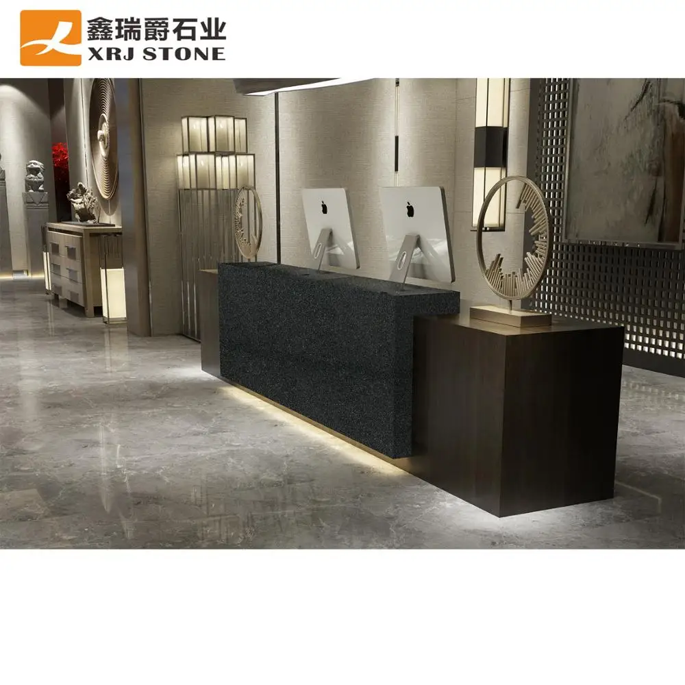 Customized Granite Stone Reception Desk Buy Customized Stone