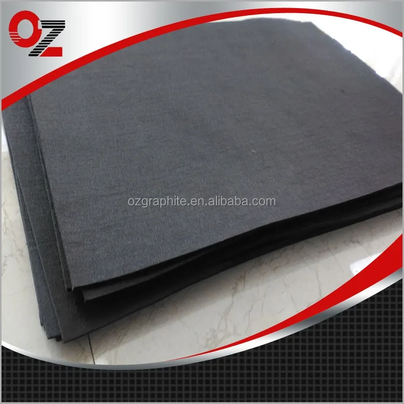 graphite felt for electrical conduction