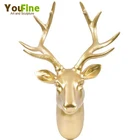 Animal Head Decor Metal Deer Head for Wall Decoration