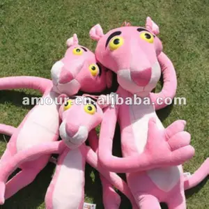 soft pink panther plush stuffed toy doll child lover x-mas gift