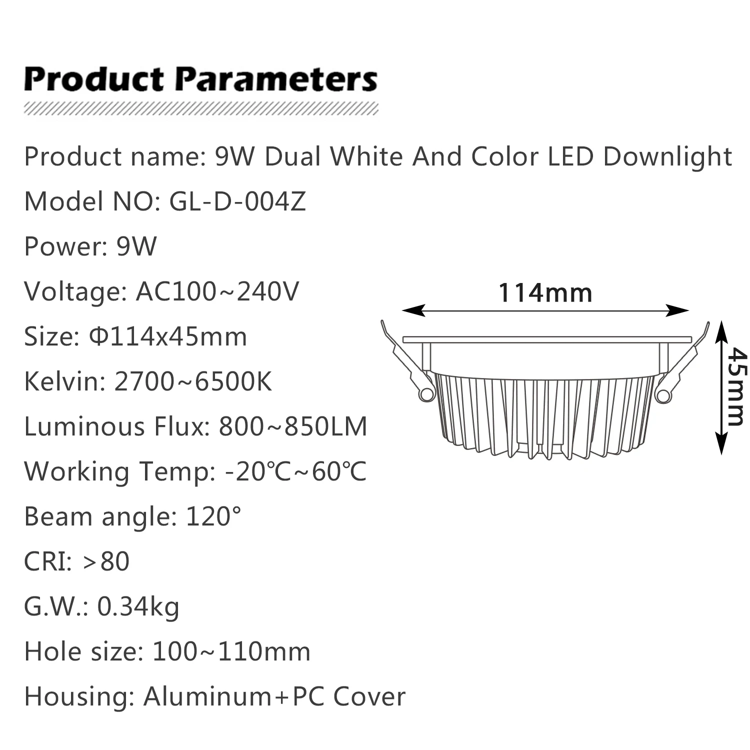 Gledopto Home Assistant cct RGBW Alexa Google Home Home Automation Zigbee Led Downlight - ANKUX.COM
