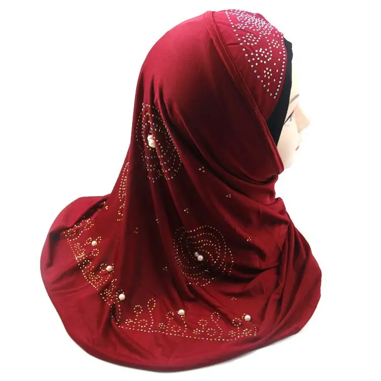 6 différentes Couleurs Mode Femmes Hijab Casquettes Musulmanes casquette et chapeau En Gros