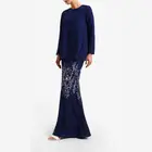 Wholesale Latest Design Long Sleeve Maxi Dress Cardigan For Muslim Skirt