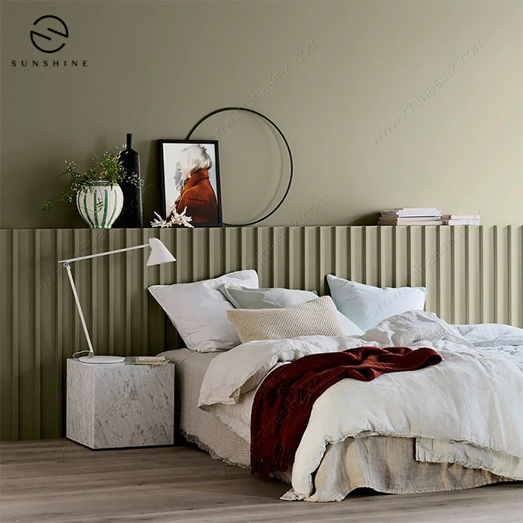 Custom Modern Marble Bedside Table Side Tables Nightstands For Home Furniture