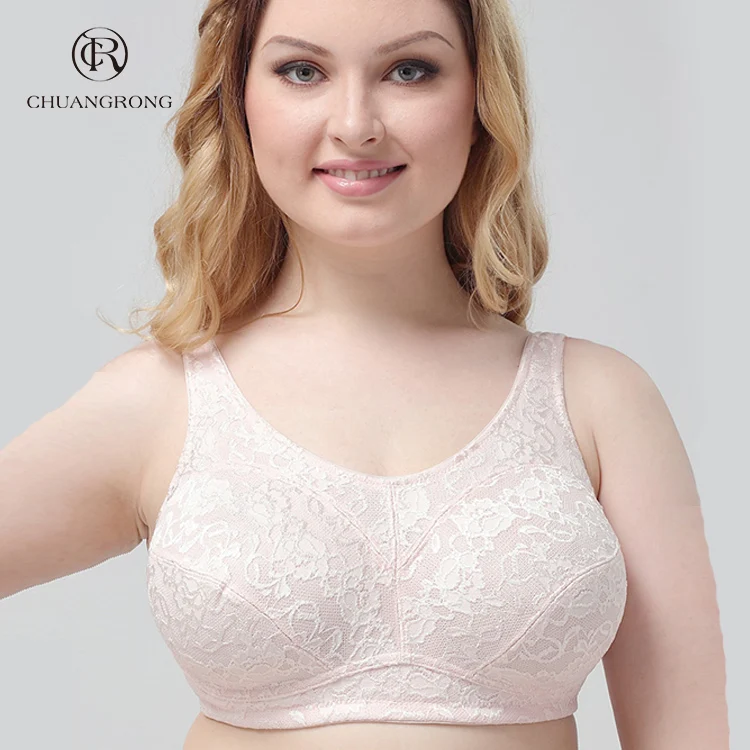 High Quality Womens Push Up Breathable lace bra Sexy Seamless Lingerie Underwear plus size full cup for Fat Women, Pink
High Quality Womens Push Up Breathable lace bra Sexy Seamless Lingerie Underwear plus size full cup for Fat Women, Pink