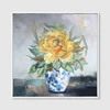 SEEGART flower vase oil painting canvas flower oil painting flower wall art