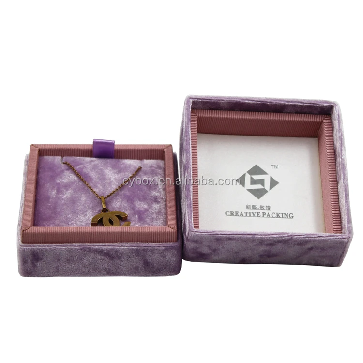 custom design your own velvet jewellery gift box