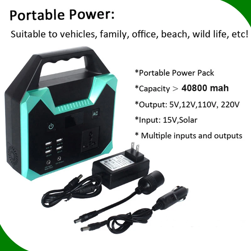 Mini portable 40000 mah power bank outdoor emergency charge wireless power bank for laptop phone smart electronic equipment - ANKUX.COM