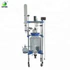 TOPT-100L flow jacketed glass reactor for wholesales factory direct high pressure autoclave