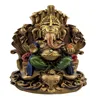 Hot Sale Personalized Handmade Polyresin Bronzed Finish Ganesha