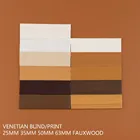 venetian blind component of wooden slats