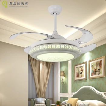 European Style Invisible Ceiling Fan Living Room Bedroom