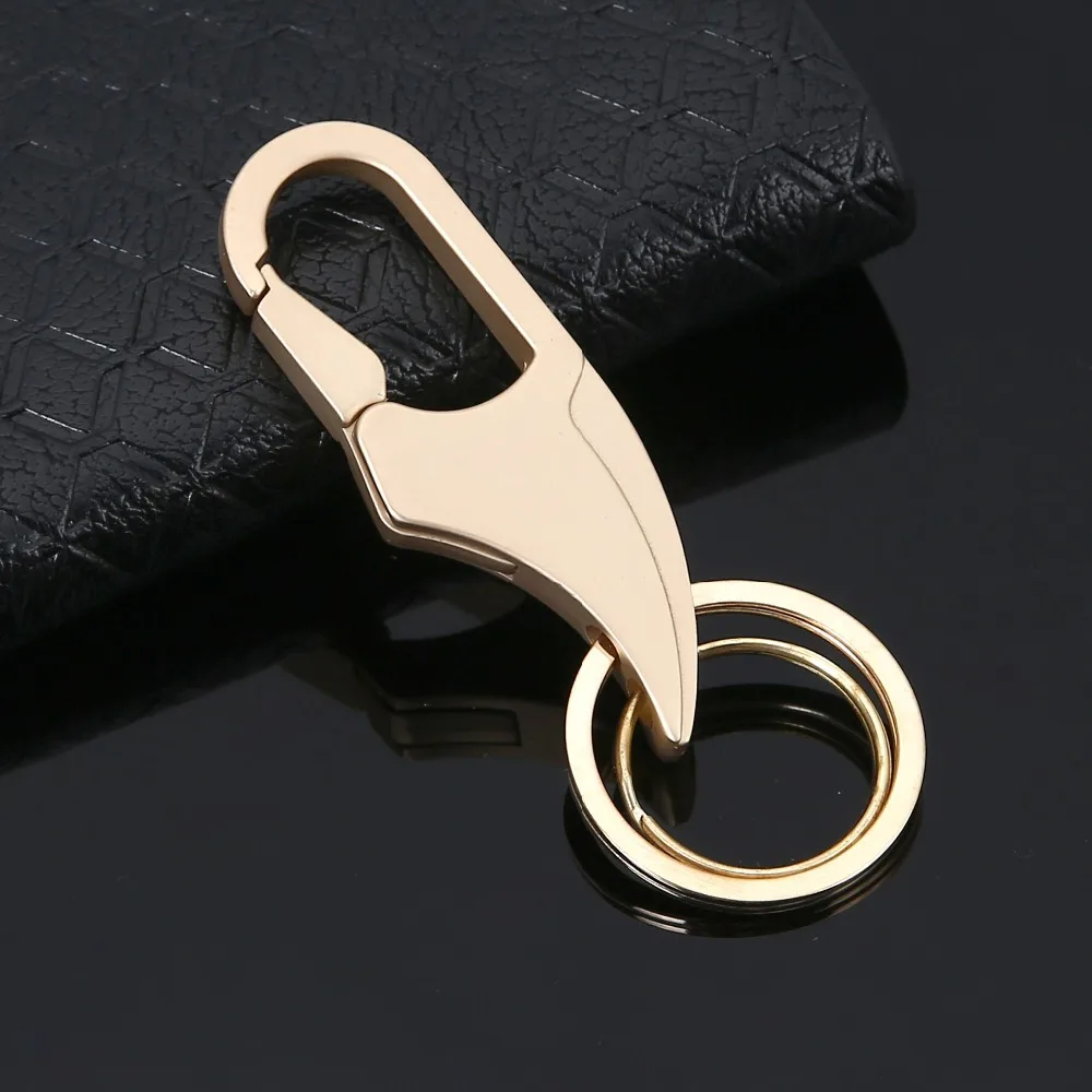 man belt buckles car key ring metal keychain for friend gift
