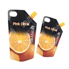 Packaging for juice alcohol drinks manual filling beverage pouch cheer pack