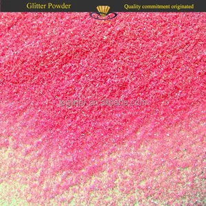 neon pink glitter powder for phone case over diy