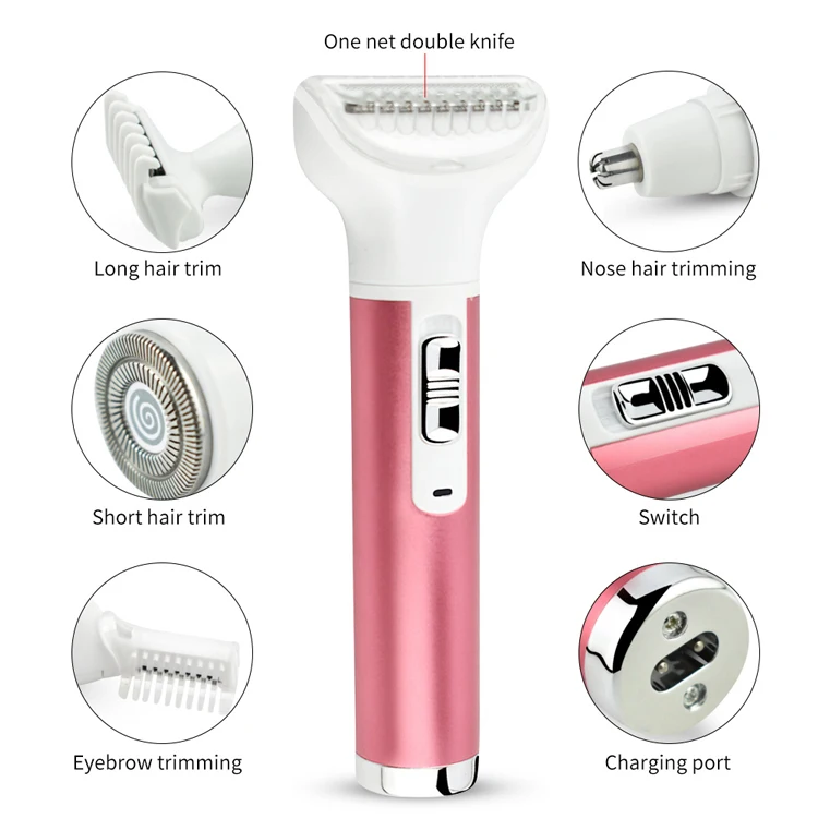 In Waterproof Electric Shaver For Pubic Hair Women Bikini Underarm