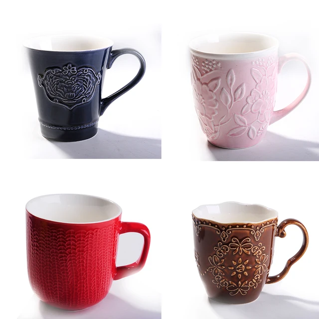 wholesale 11oz promotional ceramic gift mug morning snack cup