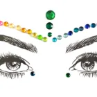 Sticker Stickers Tattoo 3D Diamond Face Sticker Rhinestone Stickers Body Gems Temporary Tattoo Sticker