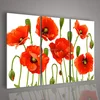 Beautiful design decorated uv printing wall art flower acrylic painting