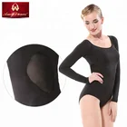 Autumn and winter long sleeve show waist leotards training dancewear tops women