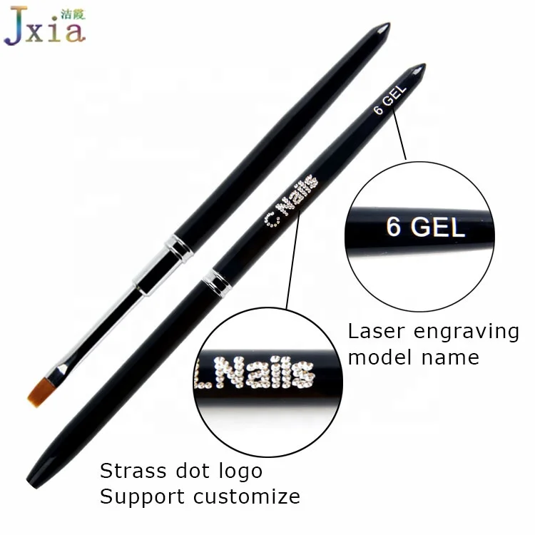 2018 New Products Manicure Black Metal Handle Acrylic Poly Gel Painting Flat Brush Nail Art
2018 New Products Manicure Black Metal Handle Acrylic Poly Gel Painting Flat Brush Nail Art